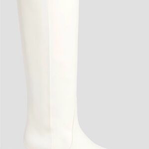 Stuart Weitzman Cream Leather Interior